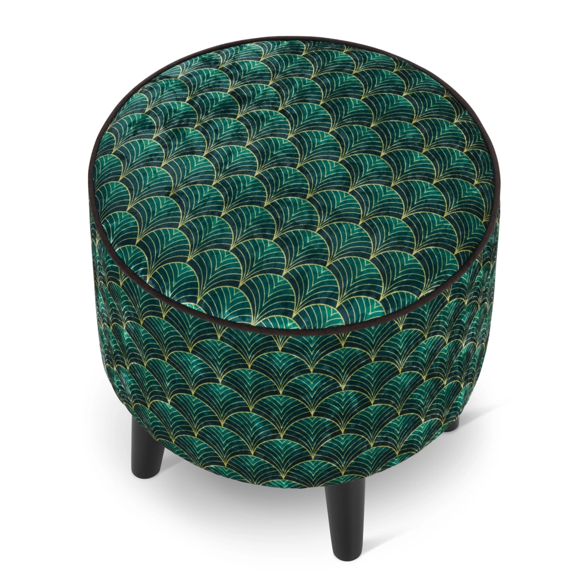 zielona pufa