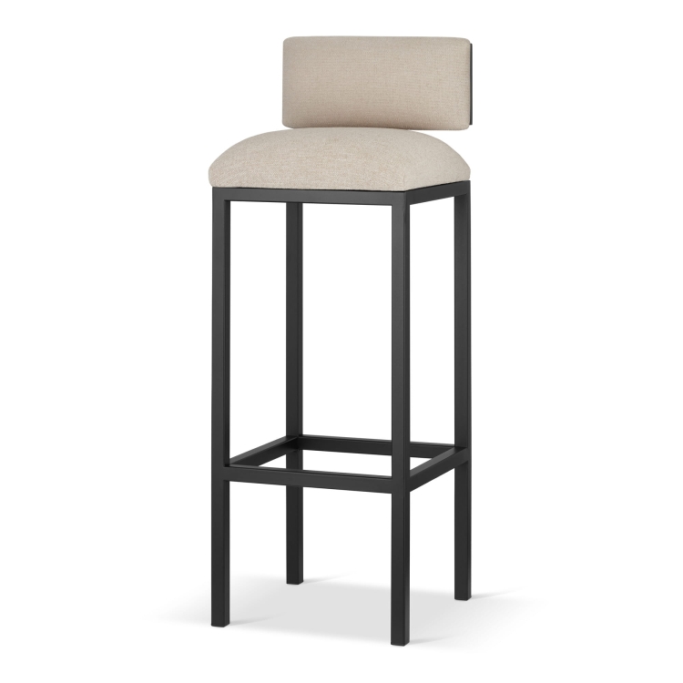 tapicerowany hoker barowy