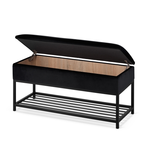 szafka na buty z siedziskiem i kufrem