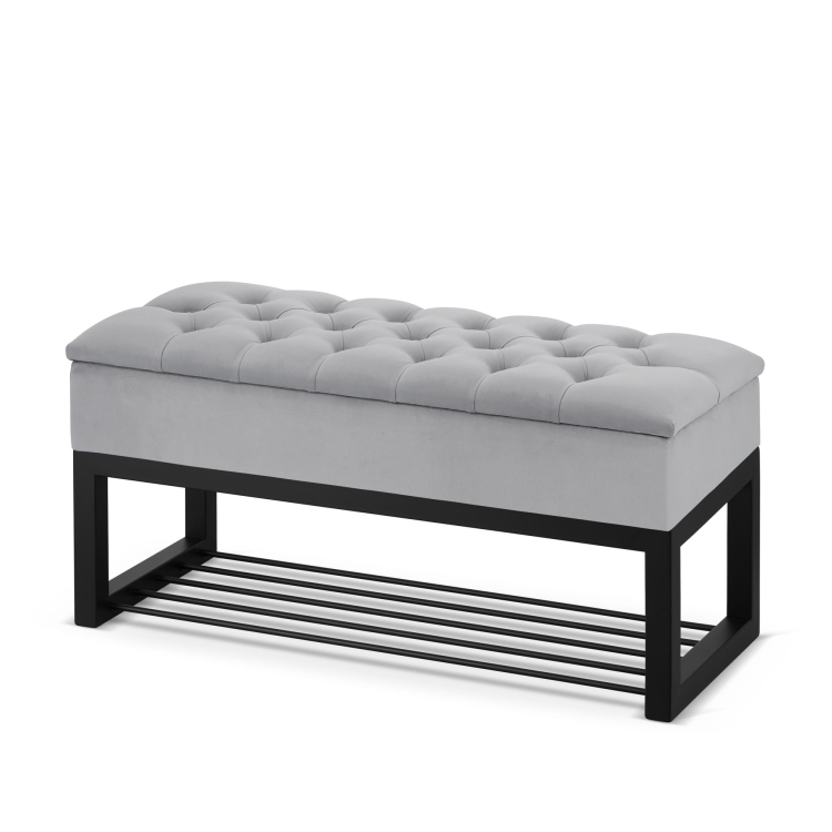 ławka na buty z pojemnikiem