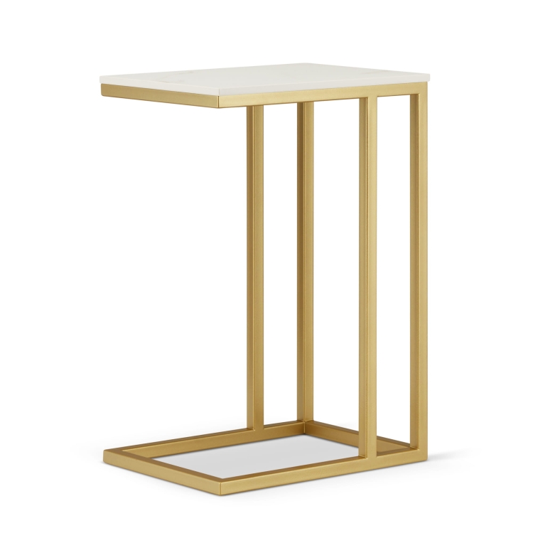 stolik pomocniczy złoty gold side table