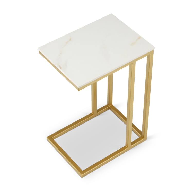 stolik pomocniczy złoty gold side table