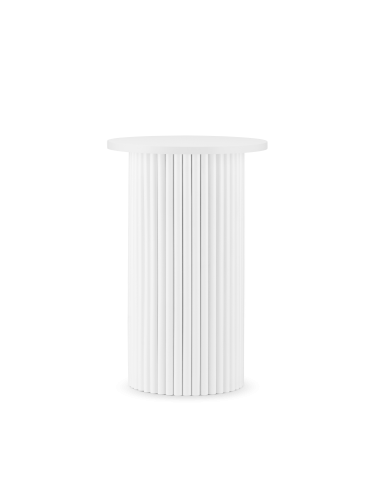 biały stolik pomocniczy