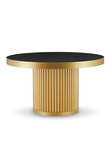 złoty stolik kawowy glamour