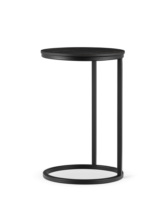 czarny stolik pomocniczy