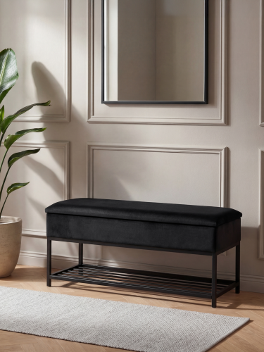 szafka na buty z siedziskiem i kufrem