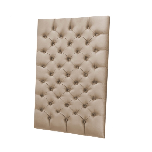 Panel ścienny pikowany w odcieniu latte