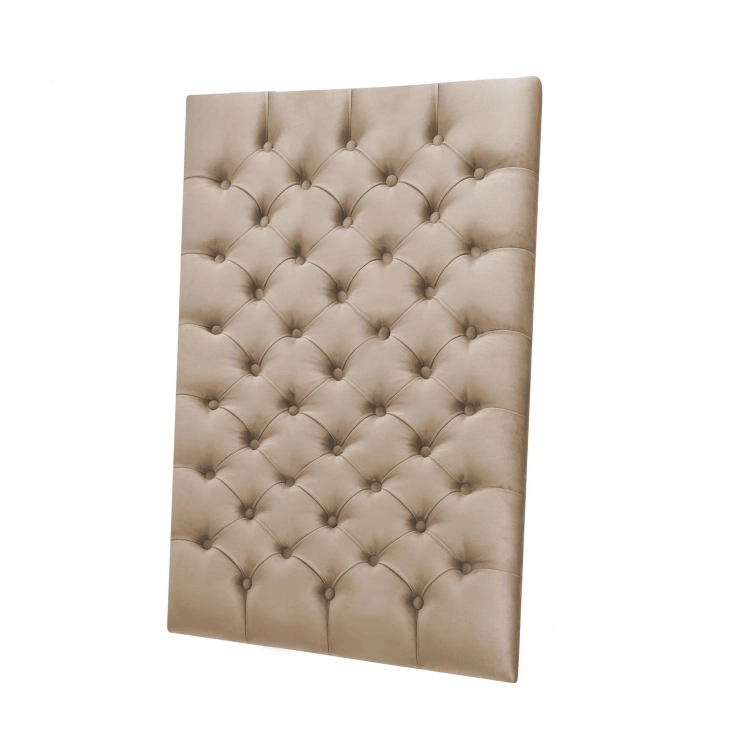 Panel ścienny pikowany w odcieniu latte