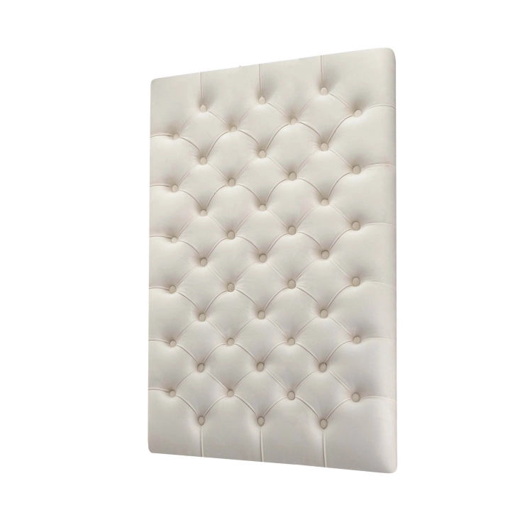 pikowany kremowy panel ścienny