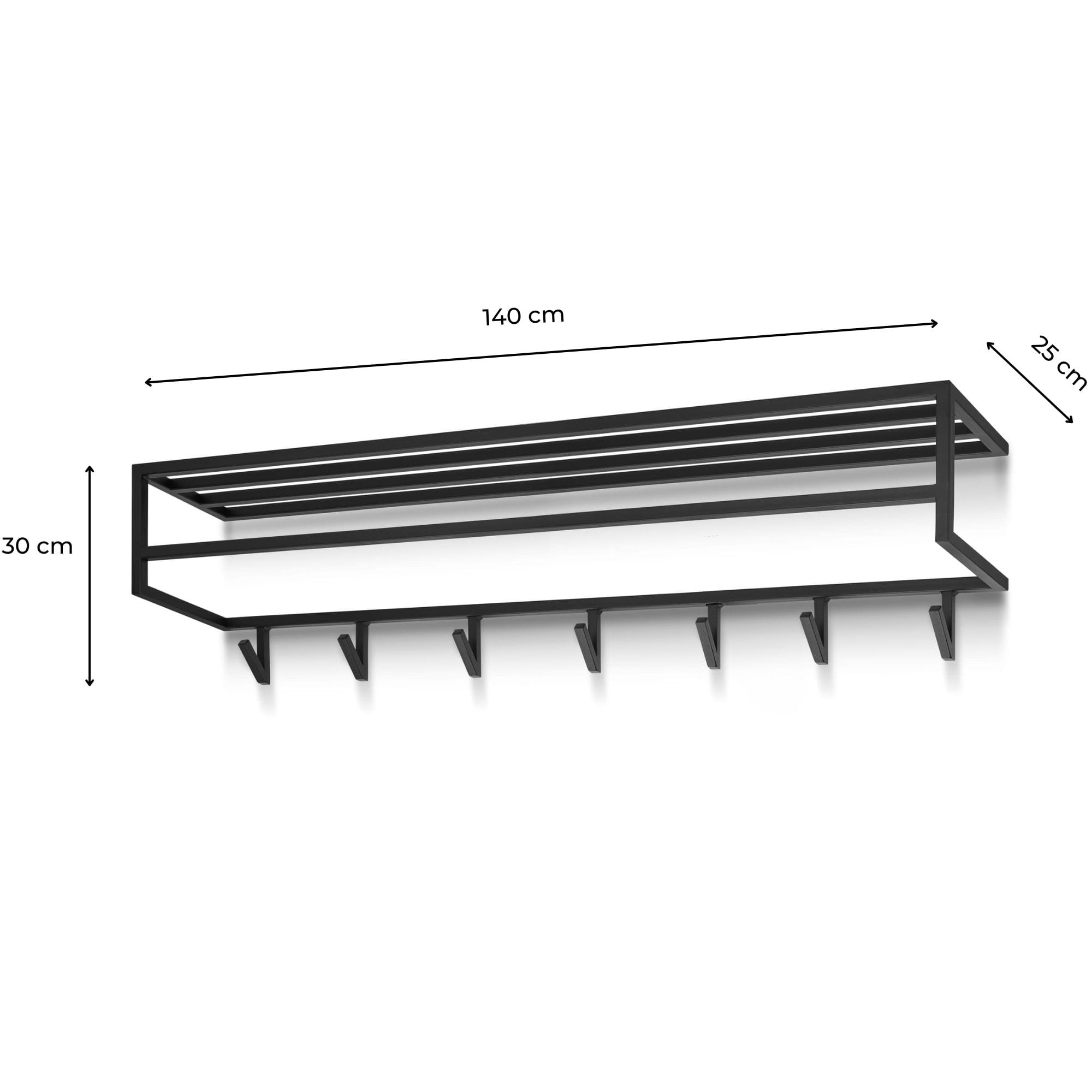 wieszak loftowy 140 cm