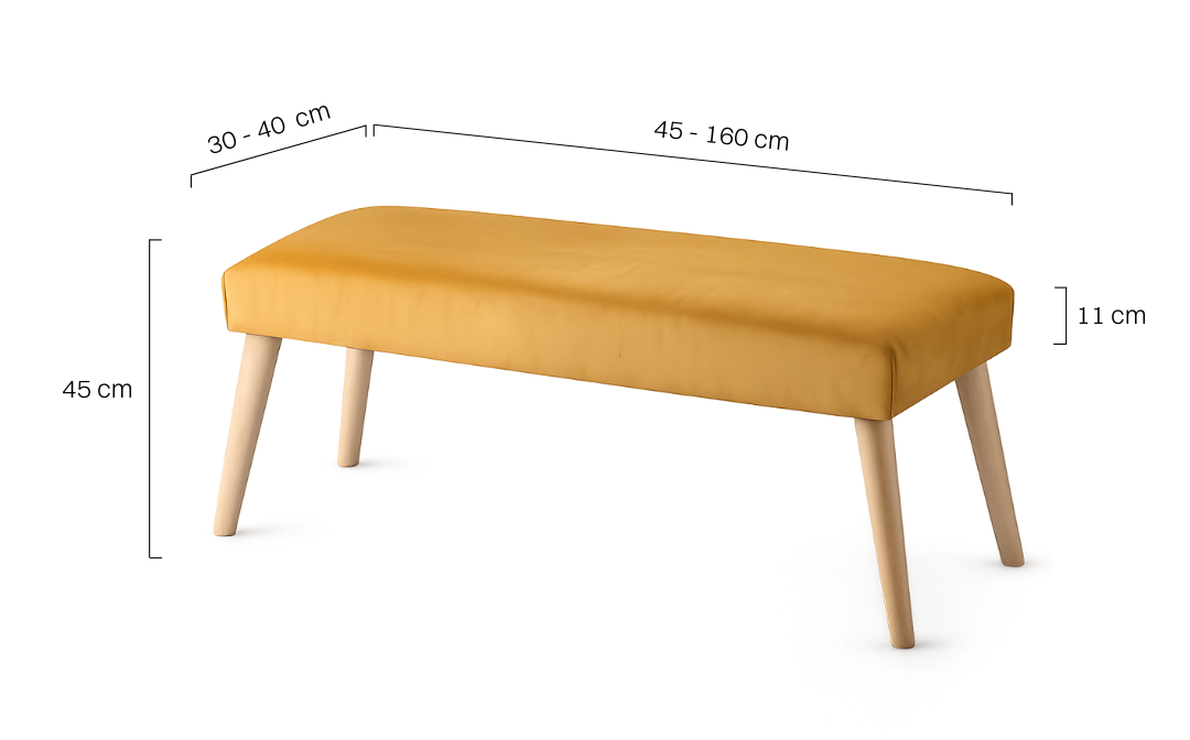 drewniana ławeczka do przedpokoju