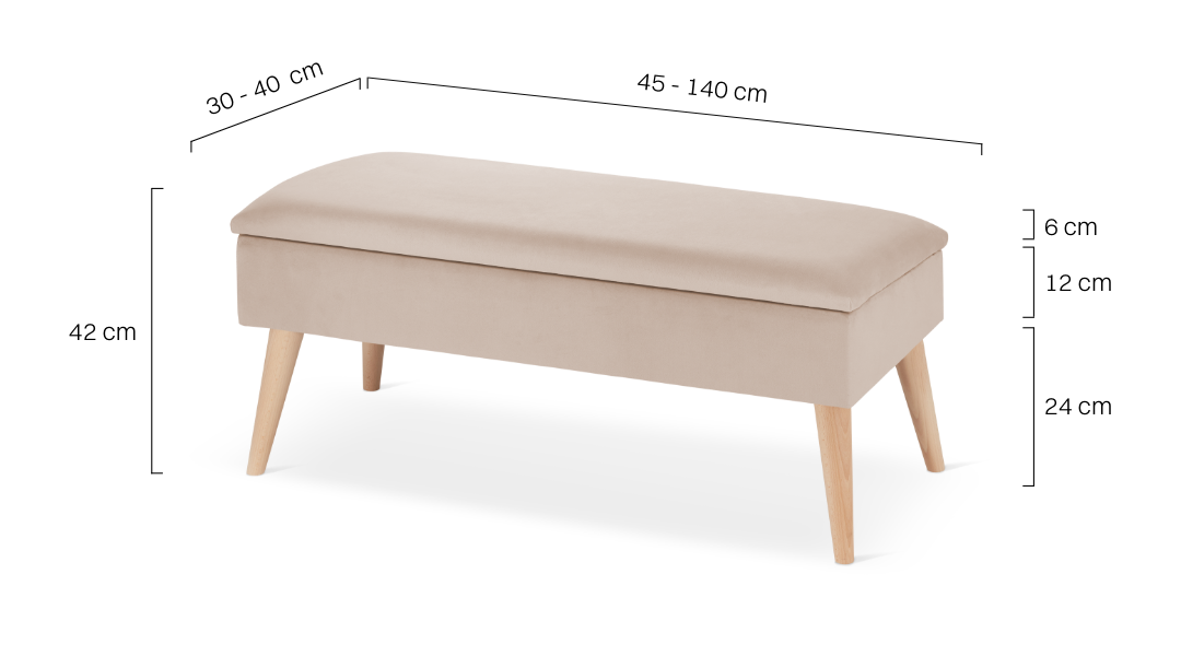 pouf avec rangement